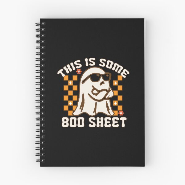 Item preview, Halloween Retro Boo Ghost This Is Some Boo Sheet designed and sold by WarlordCloth.