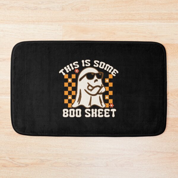 Item preview, Halloween Retro Boo Ghost This Is Some Boo Sheet designed and sold by WarlordCloth.