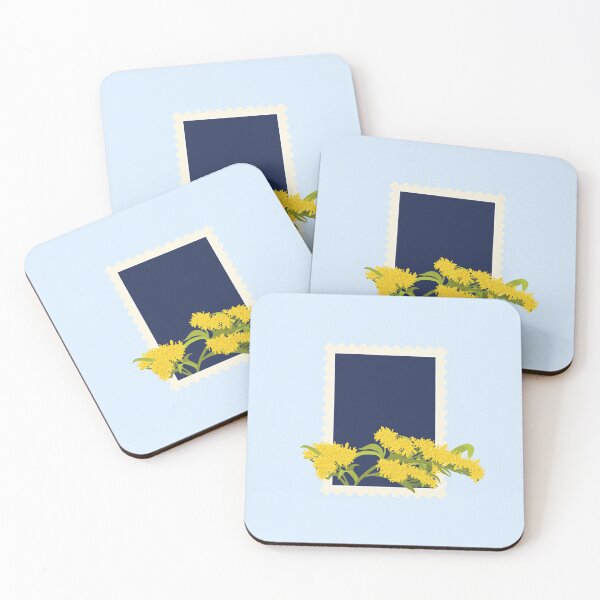 Item preview, Goldenrod Stamp: Hand-Drawn Flower Stamps designed and sold by studiobylomax.