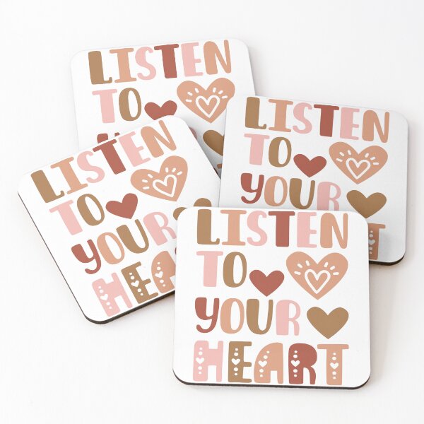 Item preview, Heartfelt Reminder: Listen to Your Heart designed and sold by mindfulmumma.