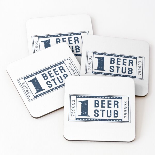 Item preview, Vintage Journal Ticket Beer Stub designed and sold by royumi.