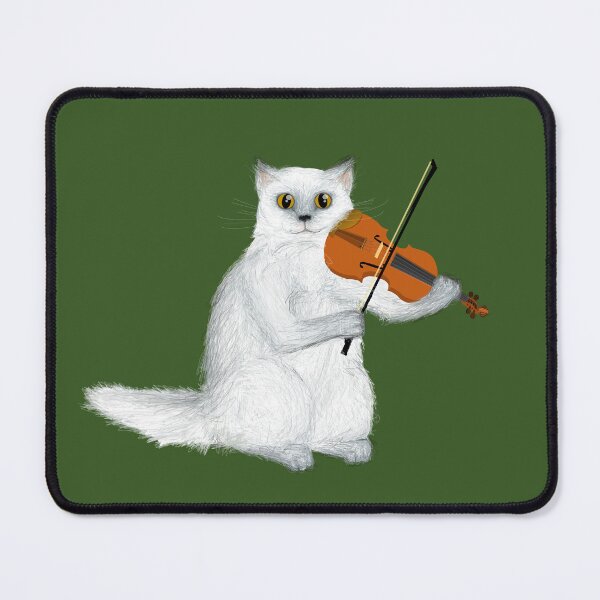 Item preview, Persian cat plays violin designed and sold by eviolni.