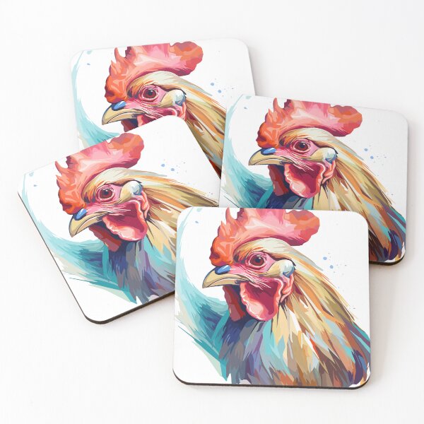 Item preview, Vibrant Easter Egger Chicken Delight | Colorful Digital Art designed and sold by taujiart.