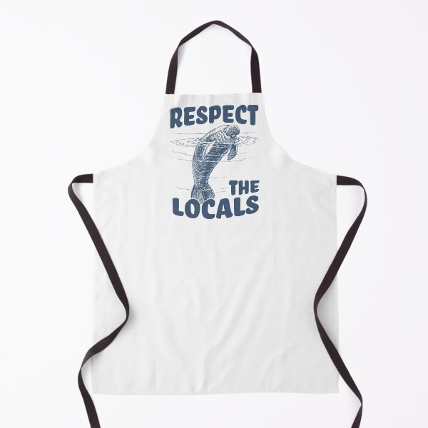 Item preview, Respect The Locals Florida Manatee Florida Wildlife designed and sold by HayleeDesigns.