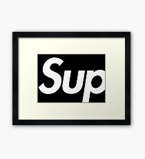 Supreme Hypebeast Framed Print