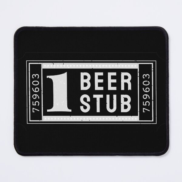 Item preview, Vintage Journal Ticket Beer Stub (dark) designed and sold by royumi.