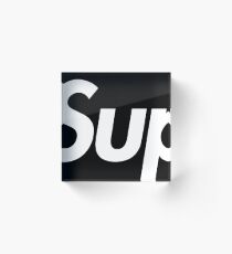 Supreme Hypebeast Acrylic Block