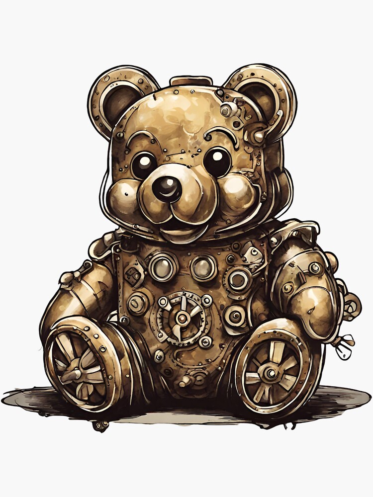 punk teddy bear