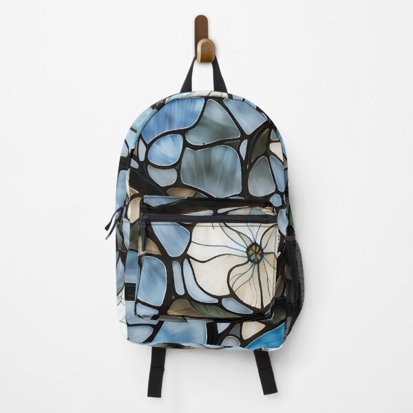 Item preview, Moonflower, Stained glass pattern, inspired by Koloman Moser designed and sold by NouveauEra.