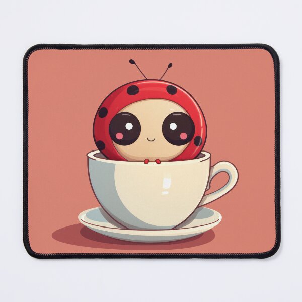 Item preview, Ladybird in a Coffee Cup v1 designed and sold by fantasyglade.