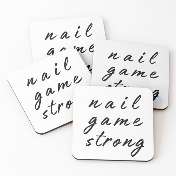 Item preview, Nail Game Strong designed and sold by SarcastiCrafts.