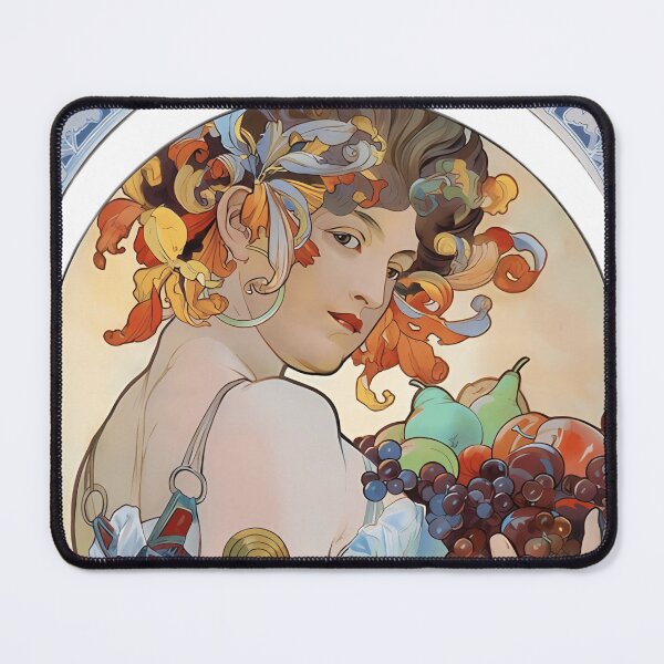 Item preview, Alfons Mucha Fruit designed and sold by NouveauEra.
