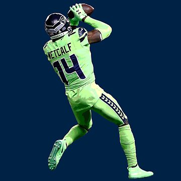 DK Metcalf Green Seattle Seahawks Football Glossy Sticker 