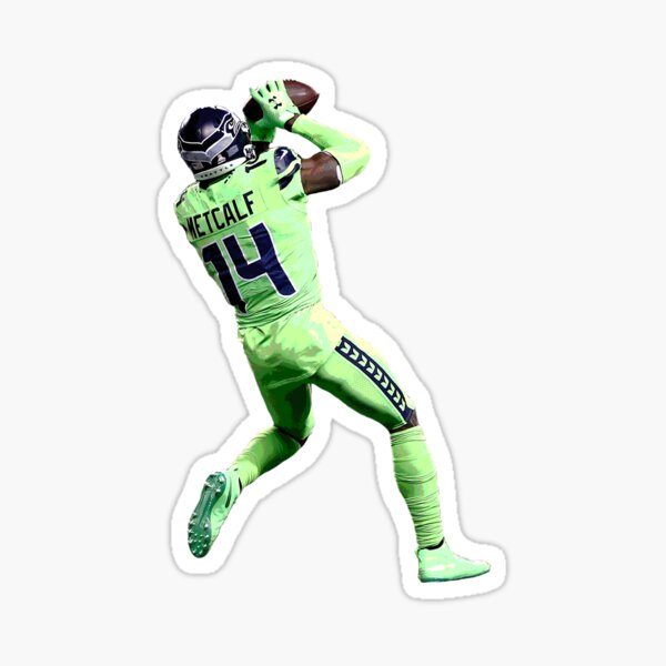 DK Metcalf Sticker for Sale by Sfrieszell1