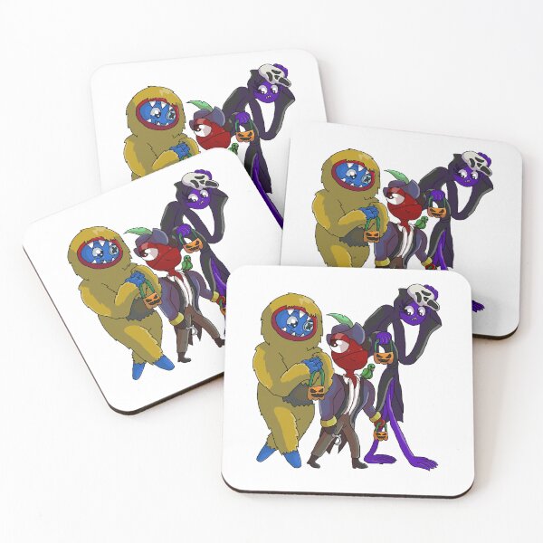 Item preview, Blue, Red And Purple Halloween (Rainbow Friends) designed and sold by DarkDragonDeception - Claudia.