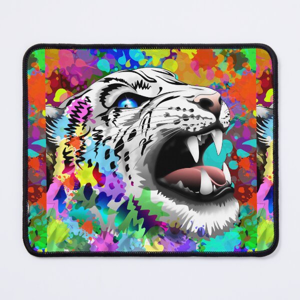 Item preview, Leopard Psychedelic Paint Splats designed and sold by BluedarkArt.