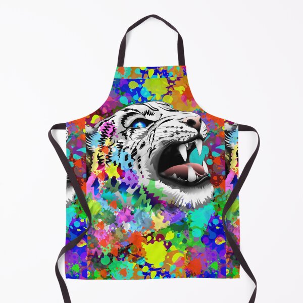 Item preview, Leopard Psychedelic Paint Splats designed and sold by BluedarkArt.