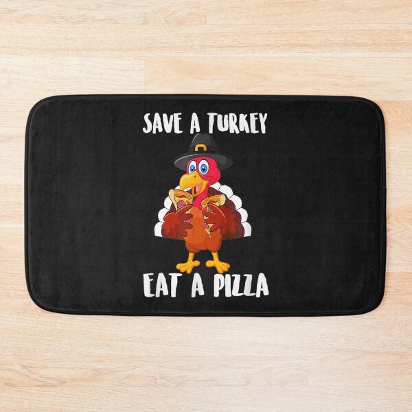 Item preview, Save A Turkey Eat Pizza Thanksgiving Kids Adult Vegan funny designed and sold by William Parker.