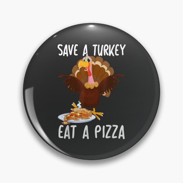 Item preview, Save A Turkey Eat Pizza Thanksgiving Kids Adult Vegan Gifts designed and sold by William Parker.
