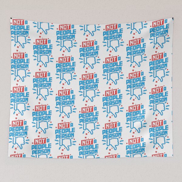 Item preview, Not A People Person - Red/Blue designed and sold by ts-eg.