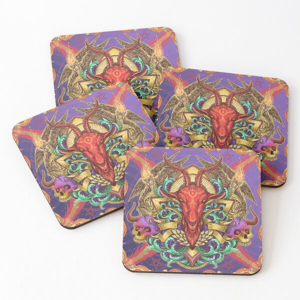 Item preview, Red Goat Psychedelic Artwork designed and sold by WOLForDEER.