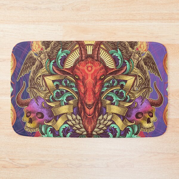 Item preview, Red Goat Psychedelic Artwork designed and sold by WOLForDEER.