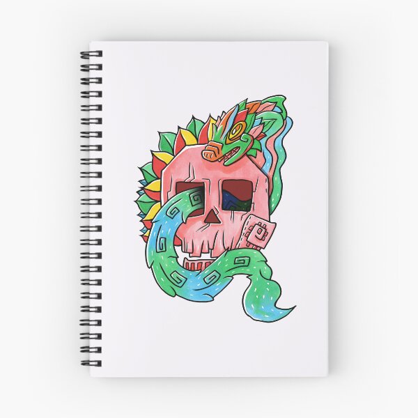 Item preview, Quetzalcoatl Aztec Skull  designed and sold by KOALACID.