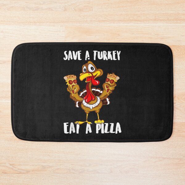 Item preview, Save A Turkey Eat Pizza Thanksgiving Kids Adult Vegan Gifts  designed and sold by William Parker.