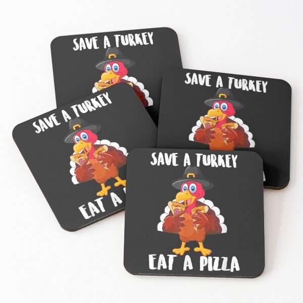 Item preview, Save A Turkey Eat Pizza Thanksgiving Kids Adult Vegan designed and sold by William Parker.