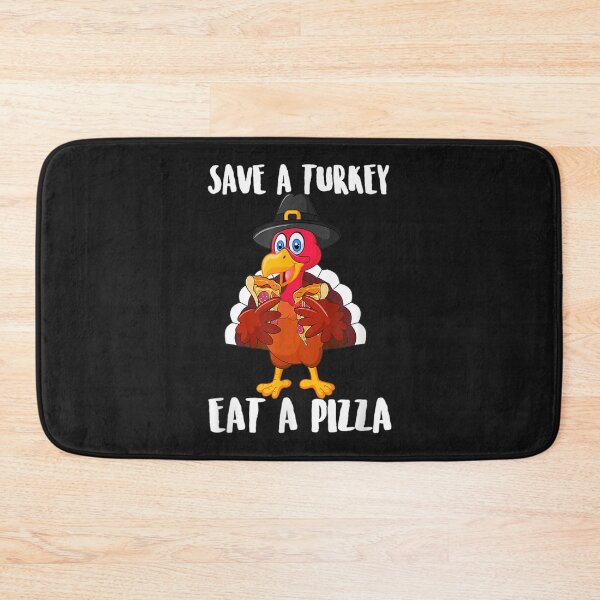 Item preview, Save A Turkey Eat Pizza Thanksgiving Kids Adult Vegan designed and sold by William Parker.