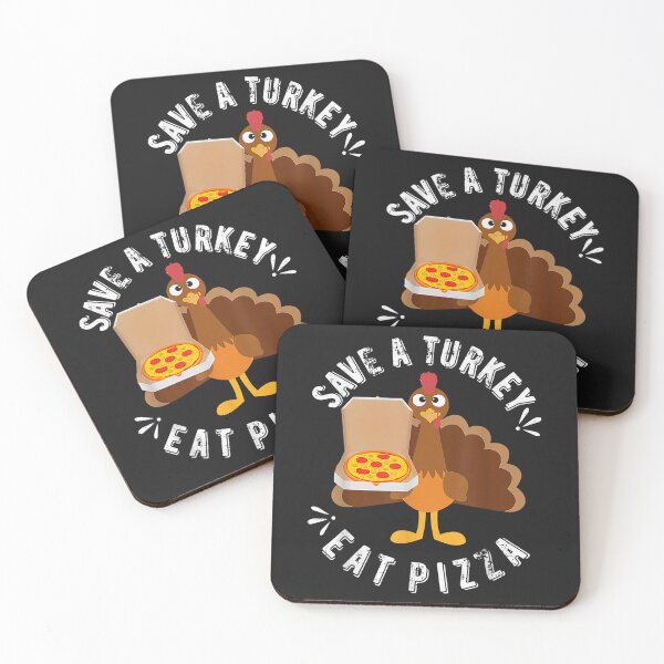 Item preview, Save a Turkey Eat Pizza Thanksgiving Shirt Kids Adult Vegan designed and sold by William Parker.
