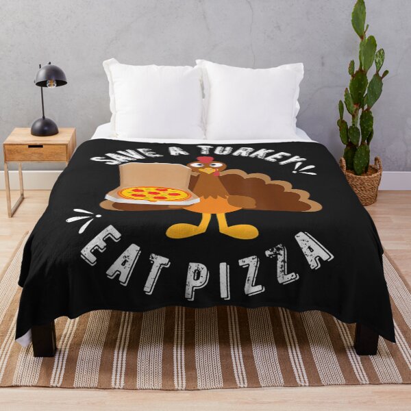Item preview, Save a Turkey Eat Pizza Thanksgiving Shirt Kids Adult Vegan designed and sold by William Parker.