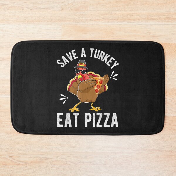 Item preview, Save a Turkey Eat Pizza Thanksgiving Shirt Kids Adult Vegan designed and sold by William Parker.