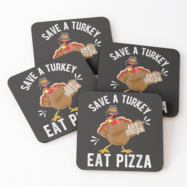 Item preview, Save a Turkey Eat Pizza Thanksgiving Shirt Kids Adult Vegan designed and sold by William Parker.