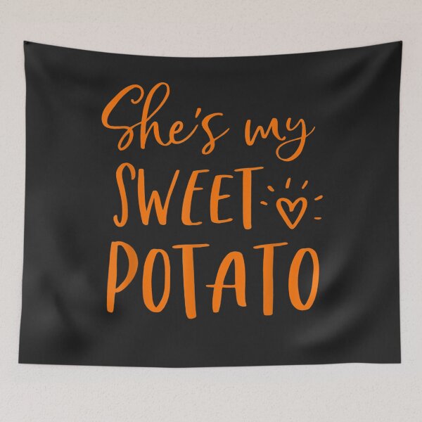 Item preview, She's My Sweet Potato I Yam Set Couples Thanksgiving designed and sold by William Parker.