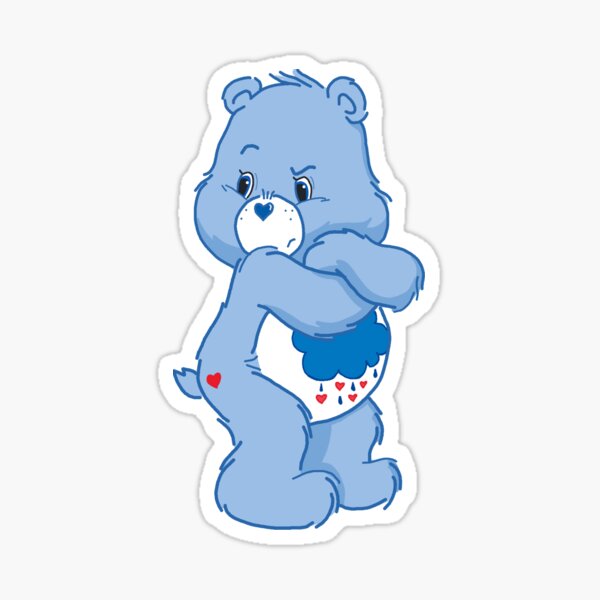 Care Bears Grumpy Bear™ Die Cut Sticker – Care Bears Shop