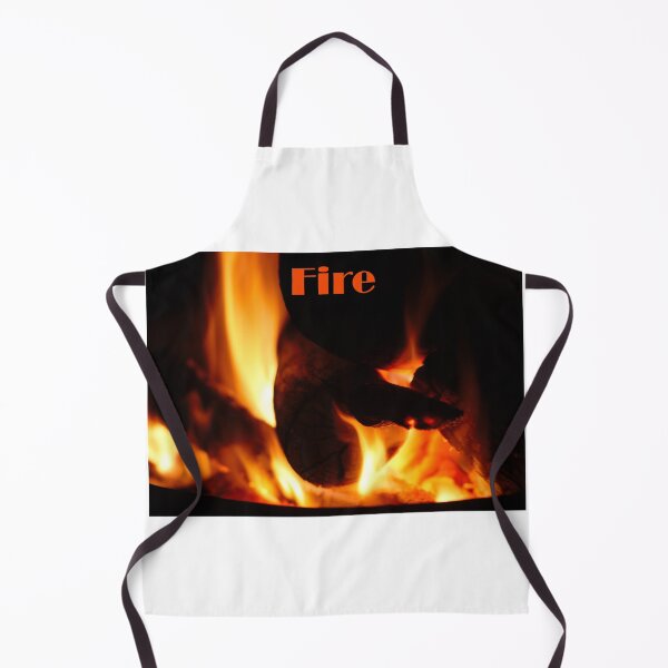Item preview, Fire with flames wood and coals designed and sold by IPPhotography.