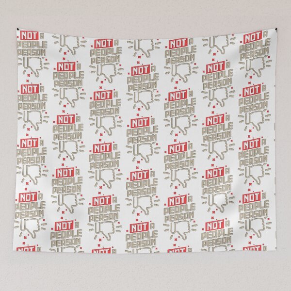 Item preview, Not A People Person - Red/Beige designed and sold by ts-eg.