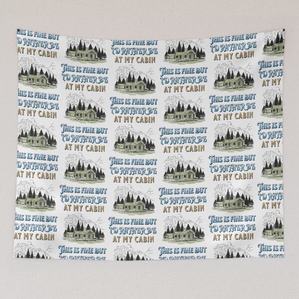 Item preview, At my mountain cabin designed and sold by MCanderart.