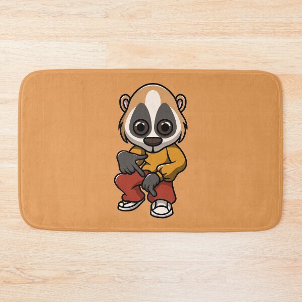 Item preview, cute slow loris dancing cartoon illustration designed and sold by cubbone.