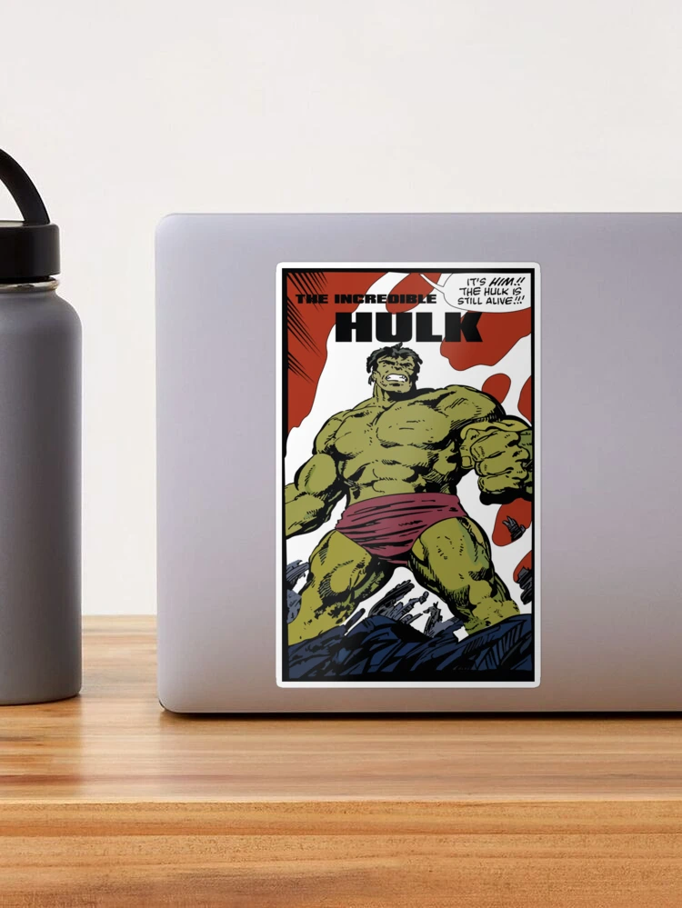 Hulk Retro Grab Water Bottle | Zazzle