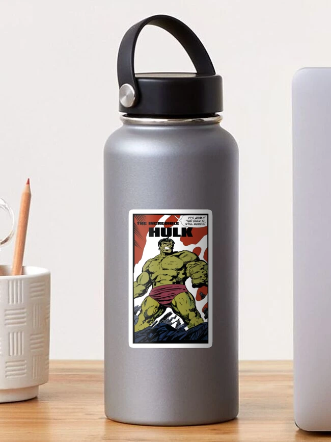 Hulk Retro Grab Water Bottle | Zazzle