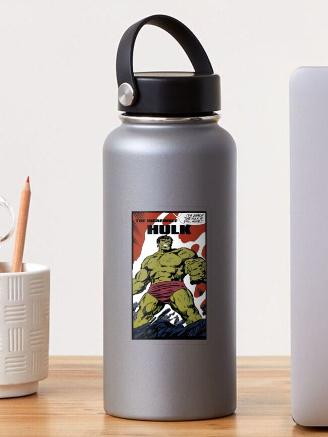 Wholesome Retails Hulk Printed Aluminium Sipper Bottle, Hulk