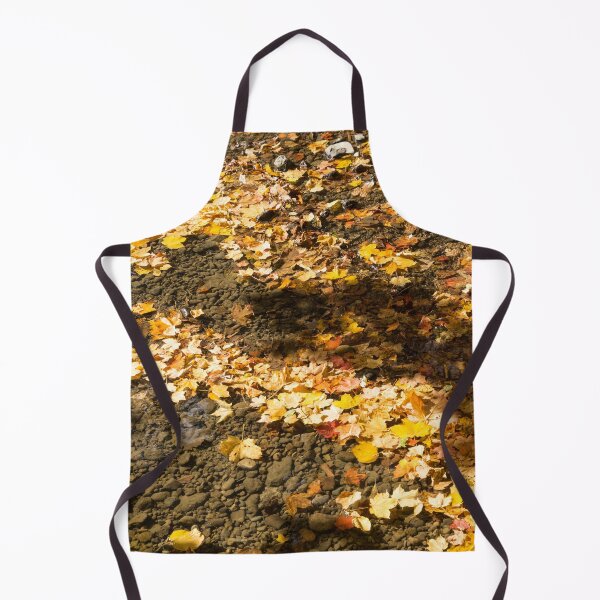 Item preview, Autumnal Tapestry - Clean River with Floating Maple Leafs Pictorial Pattern designed and sold by Georgia Mizuleva.