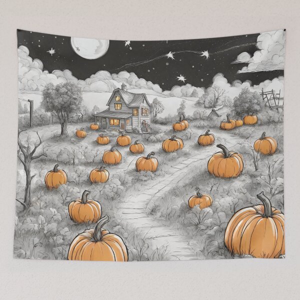 Item preview, Pumpkin's Midnight Waltz designed and sold by cozycozyart.