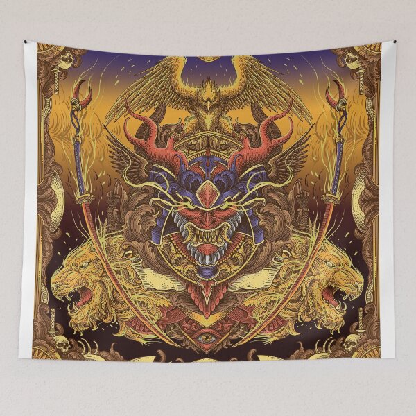 Item preview, Samurai Psychedelic Artwork designed and sold by WOLForDEER.