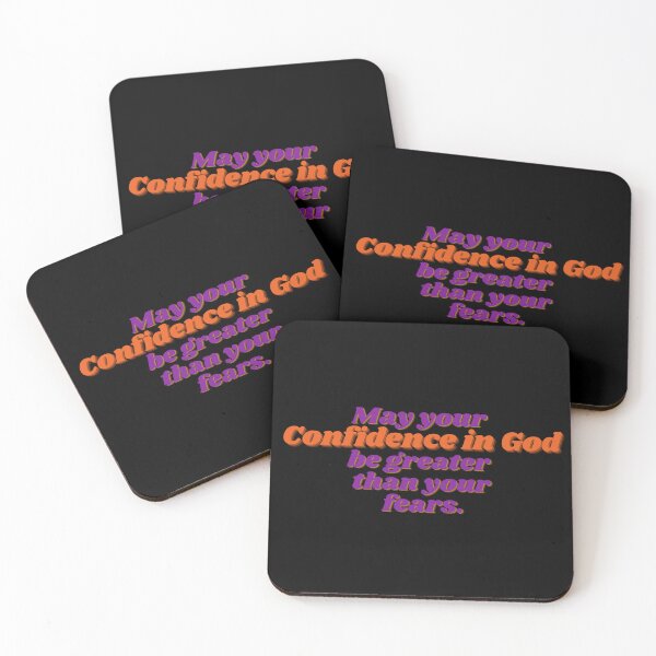 Item preview, Confidence in God be greater than fear designed and sold by Neeshki.