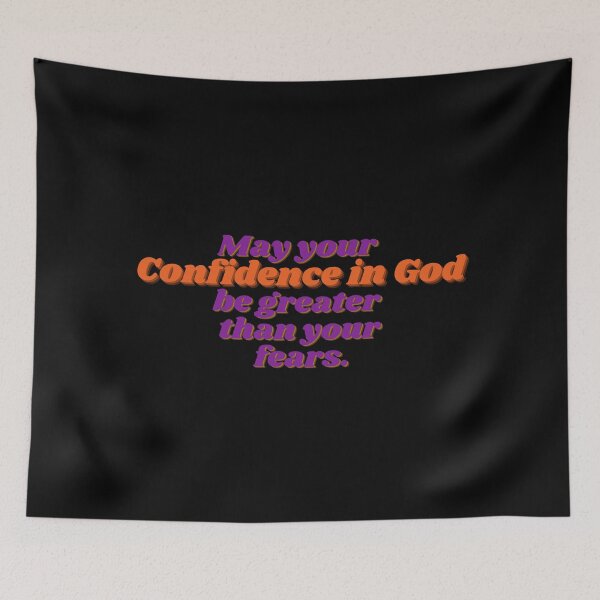 Item preview, Confidence in God be greater than fear designed and sold by Neeshki.