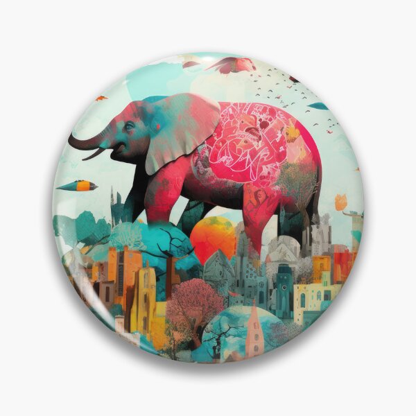 Item preview, Elephant's Dream A Vibrant Cityscape Journey designed and sold by VisionDuke.