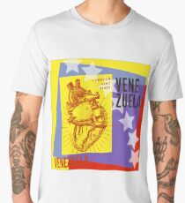 Corazón Vinotinto Men's Premium T-Shirt